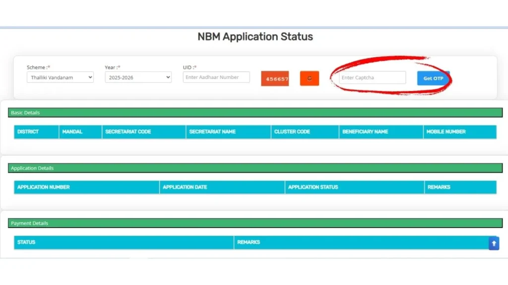 Thalliki Vandanam Payment Status Check Online