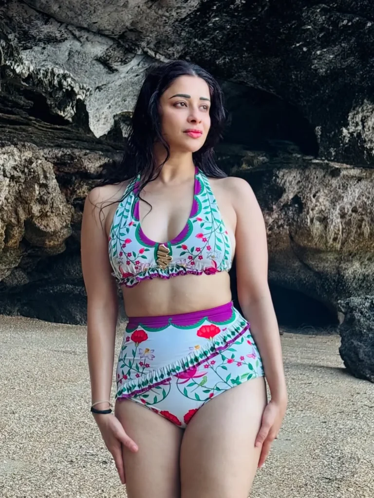 saradaga kasepu actress nyra banerjee latest bikini photos goes viral