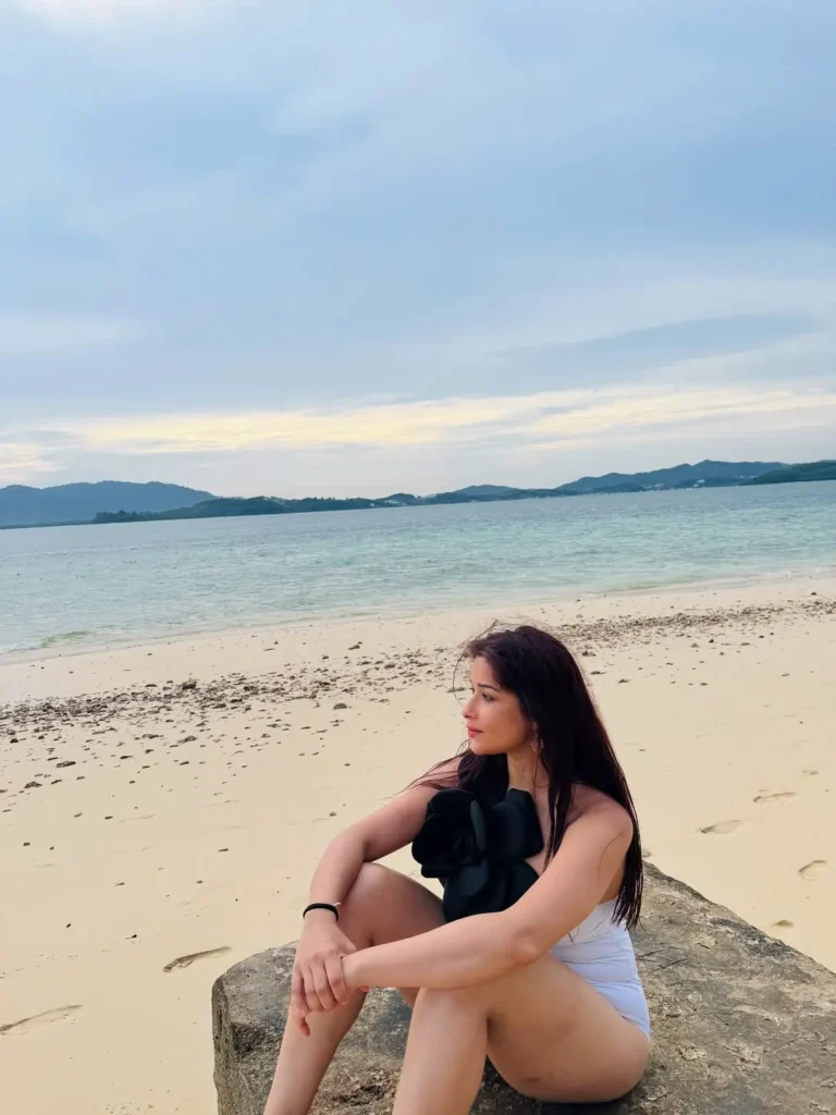 saradaga kasepu actress nyra banerjee latest bikini photos goes viral