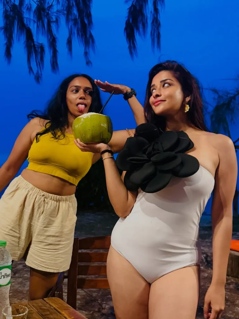 saradaga kasepu actress nyra banerjee latest bikini photos goes viral