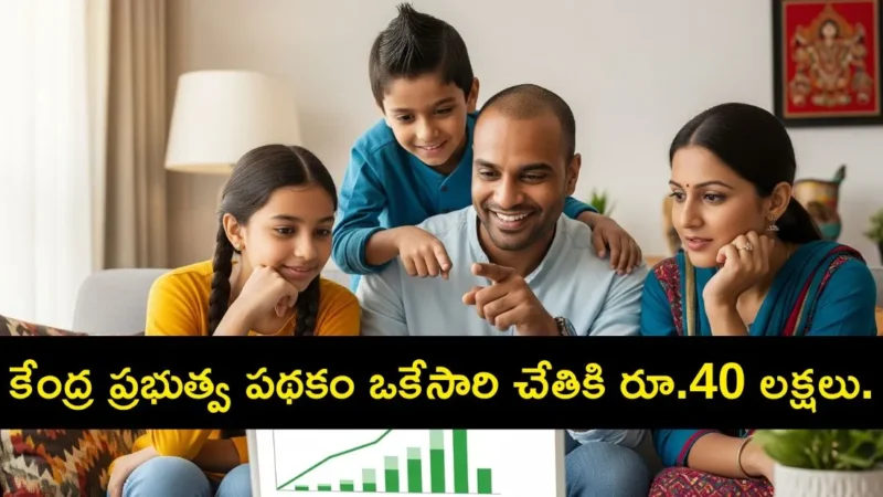 Investment : కేంద్రం అందిస్తున్న గొప్ప పథకం ₹40 లక్షలు పొందచ్చు రోజుకు ఇంత కడితే చాలు