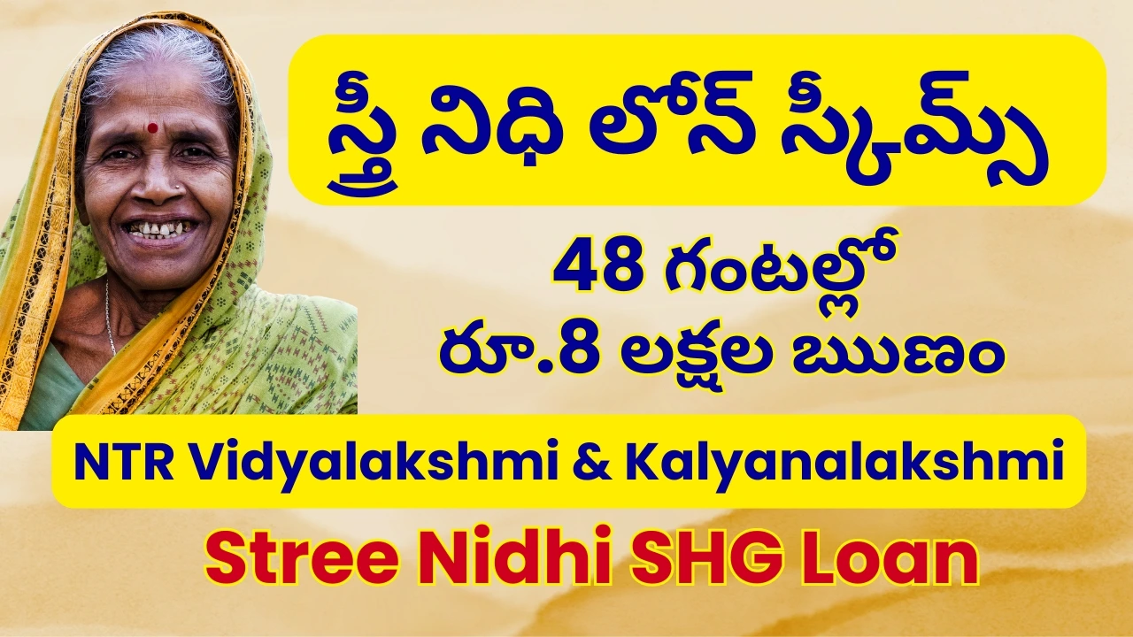 ap-stree-nidhi-loan-schemes-ntr-vidyalakshmi-kalyanalakshmi