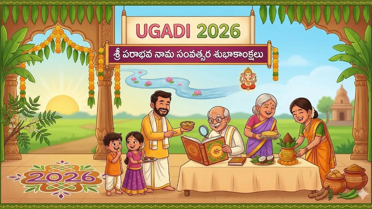 Ugadi 2026 Sri Parabhava Nama Samvatsara Subhakankshalu