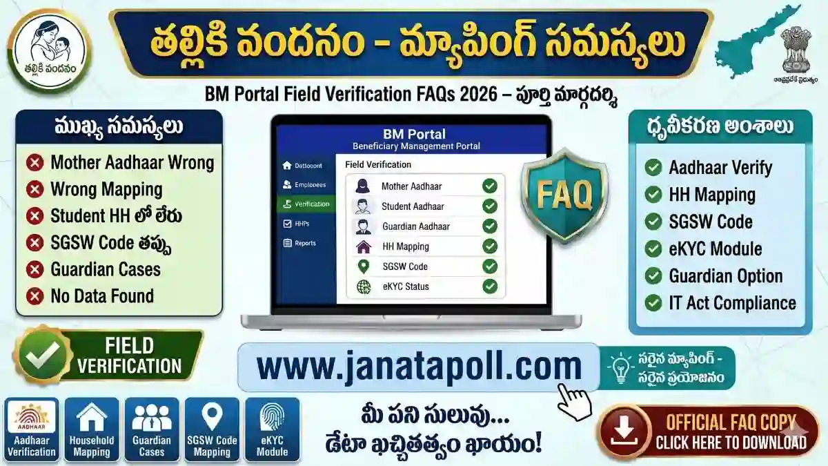Home 1 Thalliki Vandanam Field Verification